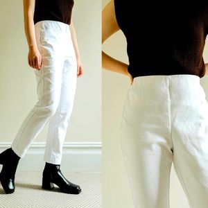 Rag & Bone White Cotton Stretch Pants 6